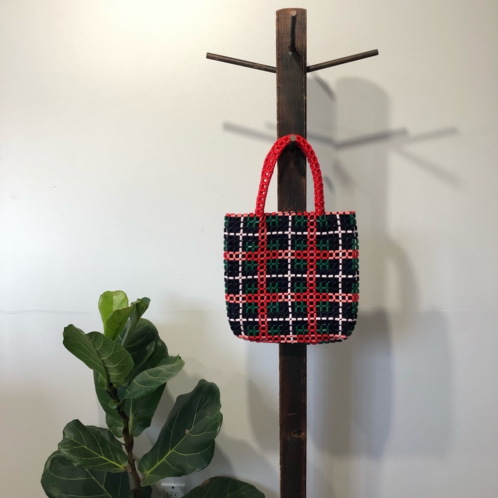 👜 ZARA BASIC COLLECTION Beaded Handbag